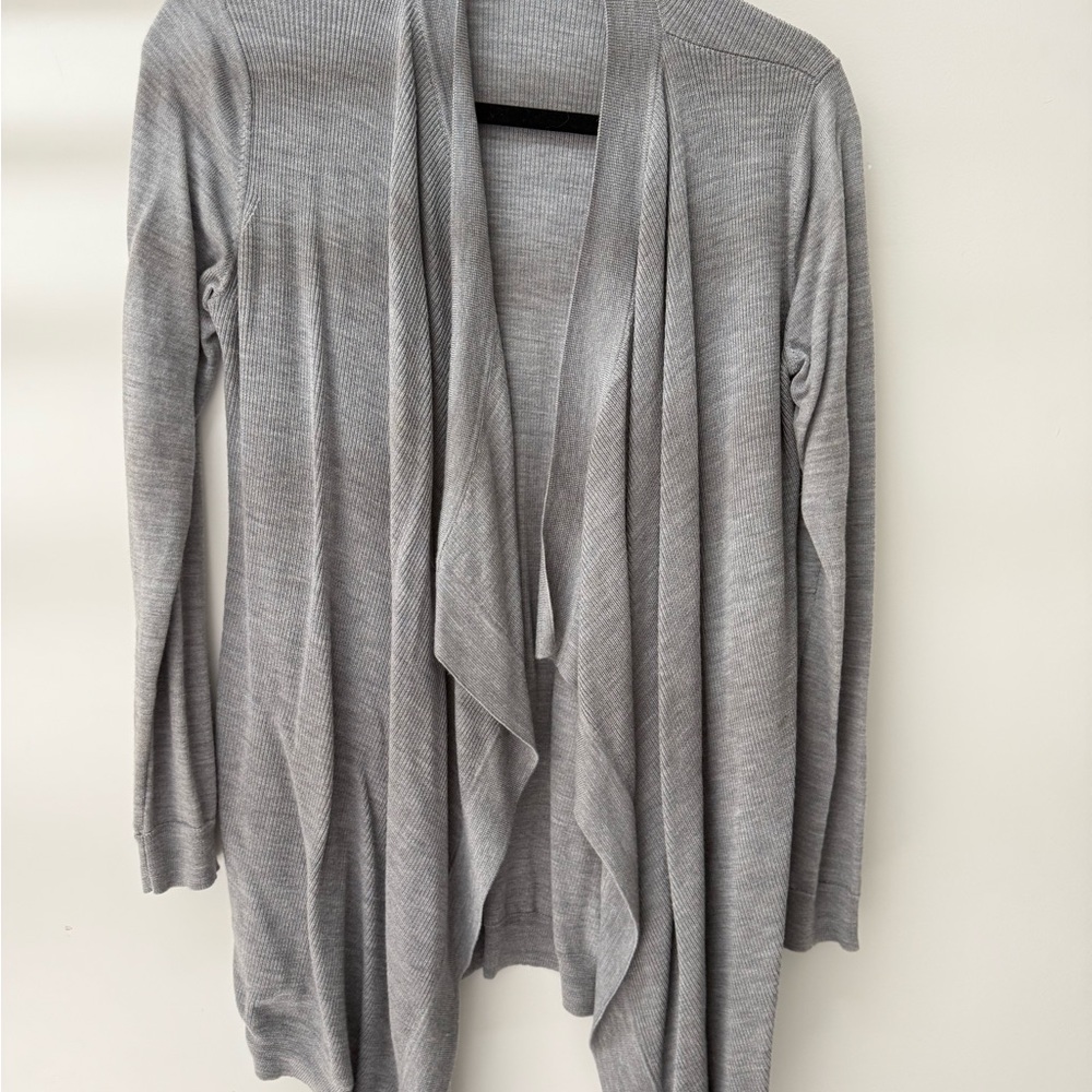 Theory Light Gray Women's Cardigan
